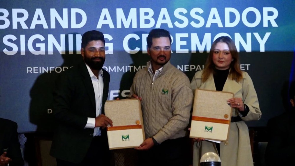 बेलायतमा समेत सेवारत माया ग्रुपद्वारा ९ क्रिकेटरसँग प्रायोजन सम्झौता