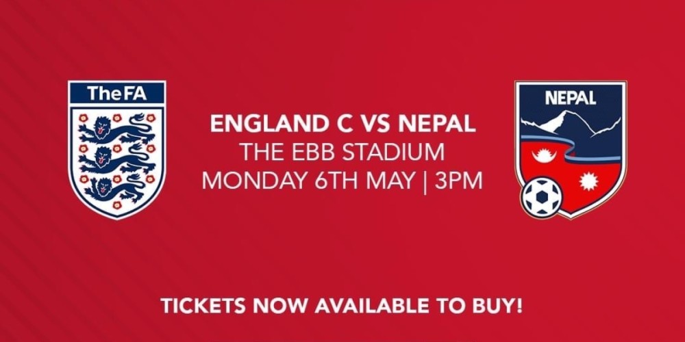 नेपाल-इंल्यान्ड ‘सी’ फुटबलको तयारी तीव्र: २ हजार ७०० टिकट बिक्री