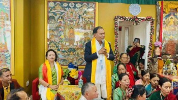 कुलमान घिसिङले गरे बेलायतको बुद्धिस्ट गुम्बा रिडिङको अवलोकन