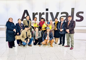 तमु प्ये ल्हु संघ युकेको निमन्त्रणामा बेलायत आए कलाकार चिज र बालकाशी 