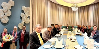 सहारा यूकेको टोलीलाई नेपालमा संरक्षक चौधरीको रात्रिभोज [भिडियोसहित]