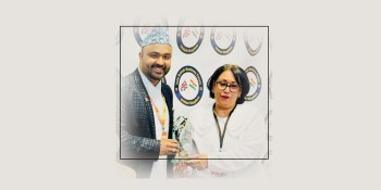 नेपाल फुड्सका निर्देशक विकास नेपालले पाए इन्डो-ब्रिटिश बिजनेस फोरमबाट अवार्ड