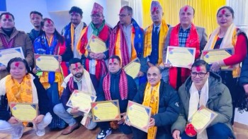 नेपाली समाज नटिङ्‍घम इस्ट मिडल्याण्ड यूकेको अध्यक्षमा अधिकारी निर्वाचित