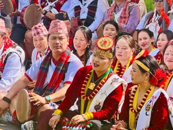 बेलायतमा निरा थापा मगर र मनसुधन थापा मगरको नयाँ कौरा गीतको भव्य छायांकन सम्पन्न