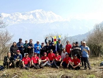 तमु प्ये ल्हु संघ युकेको टोली क्व्होलासोँथर पुगेर सिक्लेस फर्कियो