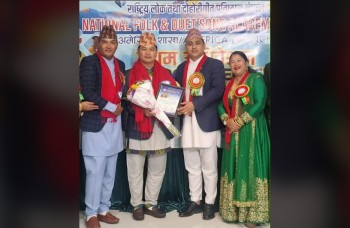 अमेरिकामा गायक तथा नायक मनसुधन थापा मगर सम्मानित