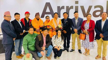 खेम, अन्जु र विजय बेलायत आइपुगे, शनिबार १७ औं नेपाली ओपन कन्सर्टमा प्रस्तुति दिने