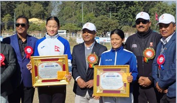 एरिका गुरुङ र सानुमाया थिङ भक्तपुरमा सम्मानित