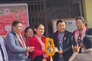 सहारा विद्यालयमा नेवा: मिसा पुच: द्वारा प्राथमिक उपचार अक्षयकोष स्थापना