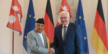 नेपालका राष्ट्रपति पौडेल र जर्मनीका राष्ट्रपति स्टाइनमायरबीच भेटवार्ता