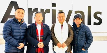 तमु ह्युल छोंज धींका उपाध्यक्ष मनोजलाई यूकेमा स्वागत 