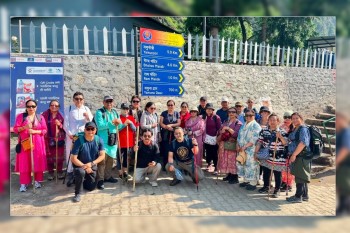 यमुनोत्री पुग्यो चारधाम हिडेको बेलायती टोली