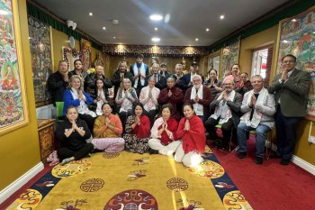 बुद्धिष्ट गुम्बा रेडिङमा पहिलोपटक स्थानीय मेयर र काउन्सिलरलाई स्वागत