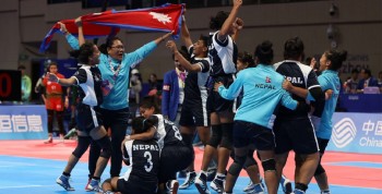 १९ औं एसियाली खेलकुदमा नेपाललाई पहिलो पदक