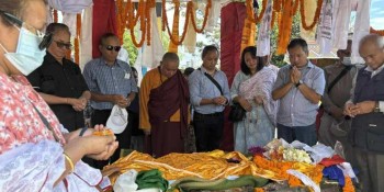 सैनिक सम्मानसहित पूर्वकर्णेल मणिन्द्र गुरुङको अन्त्येष्टि