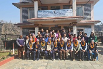 पोखरास्थित नौलो घुम्तीमा तमु धीं यूकेको सहयोगमा निर्मित हलको उद्घाटन