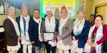 किराया बेलायतले मनायो २०औँ स्थापना दिवस, भ्वाइस अफ नेपाल विजेता विनोदलाई सम्मान 