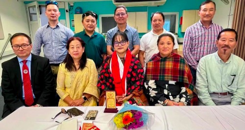 लमजुङ समाज यूकेद्वारा  ‘द भोइस अफ नेपाल’ फाइनलिस्ट संजिता दुरालाई सम्मान