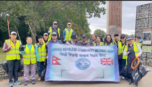 मेडवेमा गोर्खा नेपाली कम्युनिटीद्वारा सरसफाइ र ज्येष्ठ नागरिकसँग चियापान कार्यक्रम सम्पन्न
