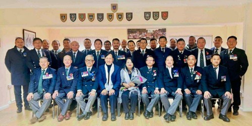 बिजिडब्लुएसद्वारा मास्टर इन्द्र गुरुङ र राजीश्वरी श्रेष्ठ गुरुङलाई स्वागत सम्मान