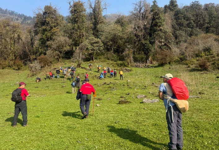तमु प्ये ल्हु संघ यूको टोली आज (मंगलबार) क्व्होलासोँथर पुग्दै