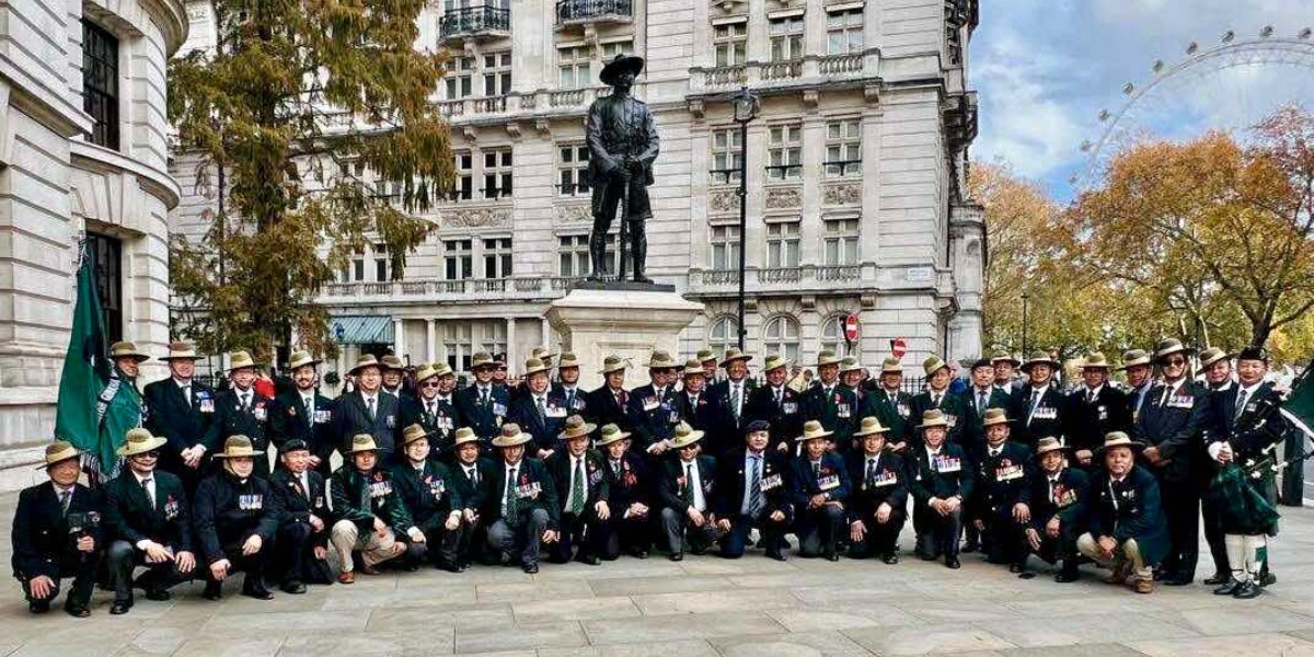 रिमेम्ब्रेन्स सन्डे परेडमा ब्रिटिस गोर्खा वेलफेयर सोसाइटीको उल्लेखनीय सहभागिता