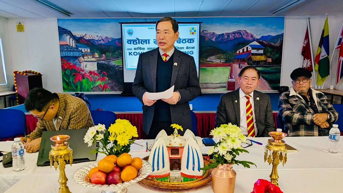 तमु प्ये ल्हु संघ यूकेका अध्यक्षको नेतृत्वमा १९ अप्रिलदेखि क्होला भ्रमण हुने